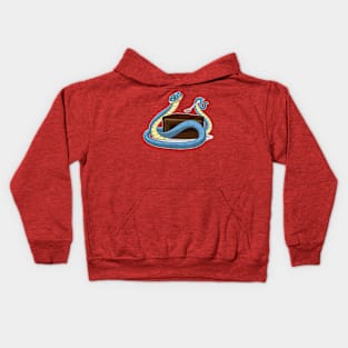 Snake Birthday Cake Kids Hoodie